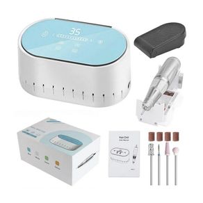 Professional 35000RPM 60W Electric Nail Drill Machine TURQUOISE