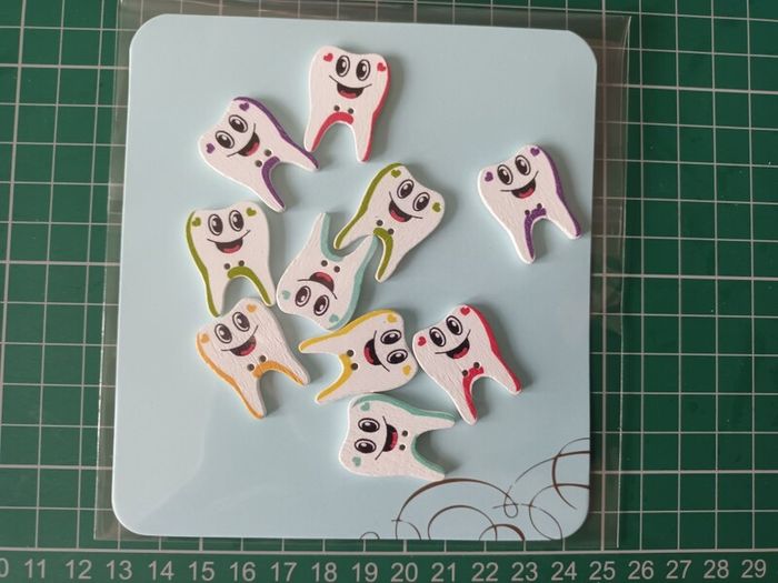 Buttons - Painted Wood