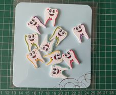 Buttons - Painted Wood