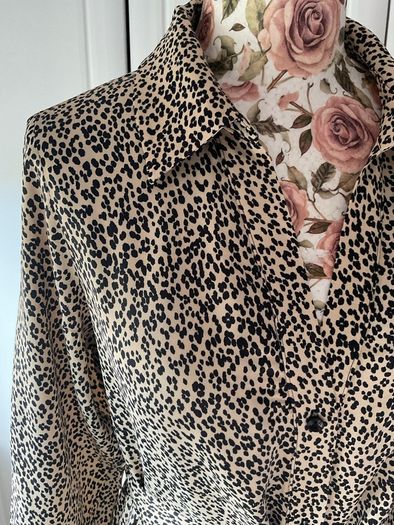 dress Bnwot animal print button through shirt dress size 12