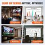 Motorized Projector Screen 100 inch 16:9 4K 1080 HD Image 6