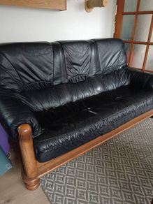 leather couch