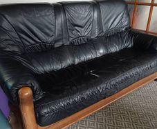 leather couch