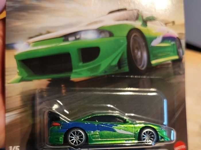 Hot Wheels Premium Fast And Furious 1995 Mitsubishi Eclipse Chase 1/5