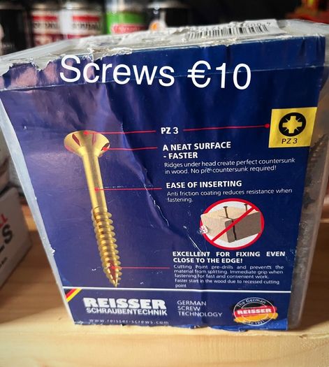 Assorted screws