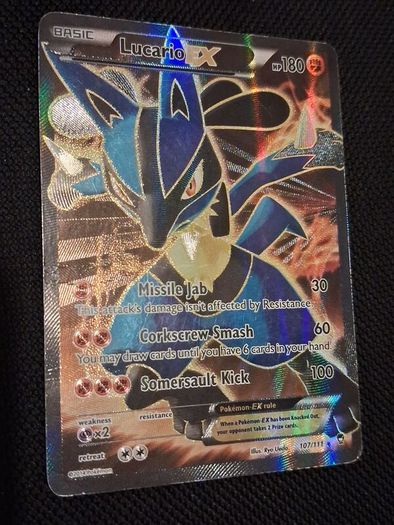 Pokemon Card : Lucario Ex 107