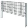 2D Gabion Fence Galvanised Steel 2.008x0.83 m 2 m (Total Length) Grey Image 4