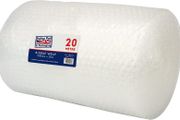 Lightweight Protective Bubble Cushioning Wrap for Packaging and Mailing, Small Air Bubbles, 300mm x 20m Roll, Clear for Packing or Storage Boxes