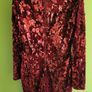 Sequin Burgundy Mini Dress Image 2