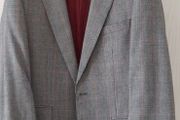 Man suit 2 pieces, size 48, 100% wool