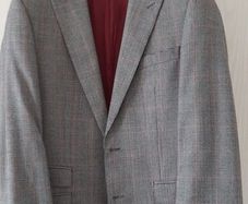 Man suit 2 pieces, size 48, 100% wool