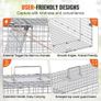 Live Animal Cage Trap 106.7 x 40.6 x 45.7 cm Humane Cat Trap Cats Squirrels Mouse Image 6