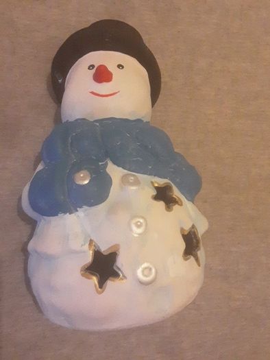 Christmas Decoration .. Snowmen x 2 .. Reduced Both for 16.00euro