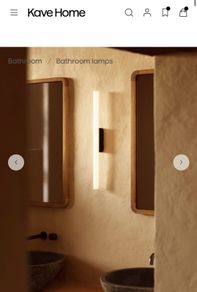 Bathroom Wall Light x2 | Kave Home
