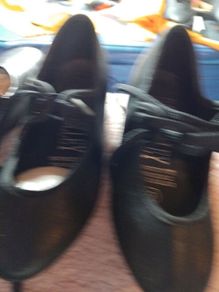Child Leather Dance Shoes Size 12