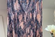 Sandwich Pink Geometric Blouse