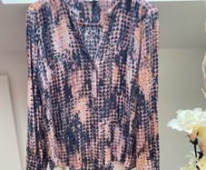 Sandwich Pink Geometric Blouse