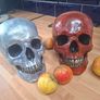 2 large Skull Ornaments Image 3