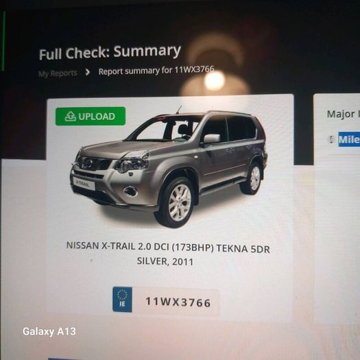 2011 Nissan X-trail 2.0 Dci (tax Nct)reserv For 2k