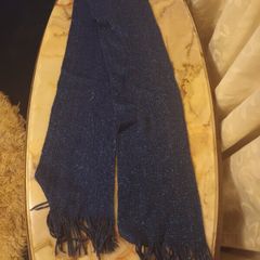 Blue Glitter Scarf