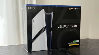 PS5 Pro with disc boxed