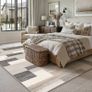 Rugs Living Room Area Rug 160x230cm Bedroom Large Modern Carpet Washable Non Slip Lounge Office Dining Room Soft Low Pile Geometric Carpets Image 3