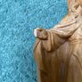 Vintage wooden statue of Mary Image 3