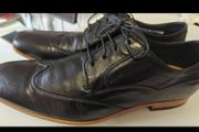 Paul Smith Black Leather Oxford Shoes