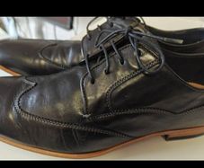 Paul Smith Black Leather Oxford Shoes