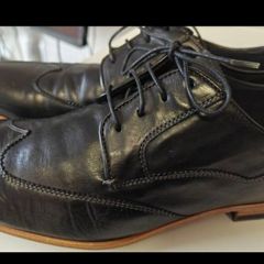 Paul Smith Black Leather Oxford Shoes