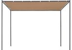 Gazebo with Slanted Roof Beige