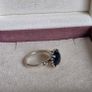 Pandora midnight star blue cristal ring in great condition size (56) Image 4