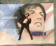 rocky original movie posters cinema release uk quad double sided Original movie posters