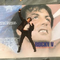 rocky original movie posters cinema release uk quad double sided Original movie posters