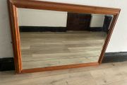 Large pine mirror