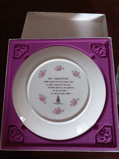 Valentines Present Vintage Royal Doulton St. Valentine Plates