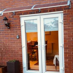 FREE EXPRESS SHIPPING Front Door Canopy Outdoor Awning, Rain Shelter for Back Door, Porch, Patio, Window, 200 x 80 cm