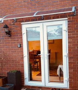 FREE EXPRESS SHIPPING Front Door Canopy Outdoor Awning, Rain Shelter for Back Door, Porch, Patio, Window, 200 x 80 cm