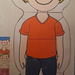 Wooden Body Anatomy Puzzle
