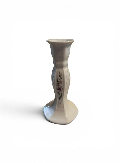 Belleek candle stick