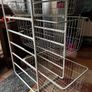IKEA JONAXEL white storage unit with wire baskets Image 3