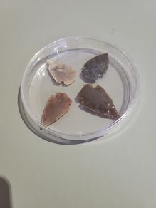Indian arrowheads