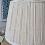 Hedgeroe Drum Pleated Linen Shade Image 4