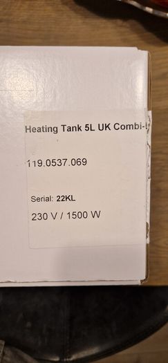 Franke hot water tank