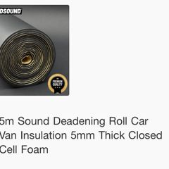 Campervan insulation