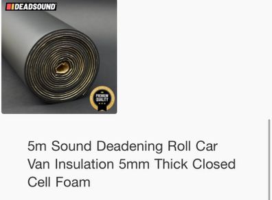 Campervan insulation