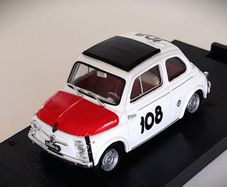 Diecast Model Fiat Abarth 595 - Collectable Brumm 1:43