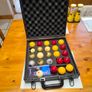 Jonny 8-Ball English Pool Ball Carry Case Aluminium Black Image 6