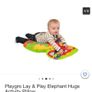 Playgro - Lay and Play Elephant Hugs Activity Pillow Image 9