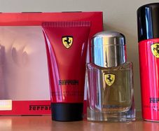 Ferrari Mens Travel Size Toiletry Set (new but incomplete)
